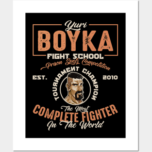 Boyka The Most Complete Fighter Fight School Tournament Champion Posters and Art